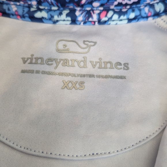 Vineyard vines women's xxs sand dollar long sleeve quarter zip - Picture 5 of 7
